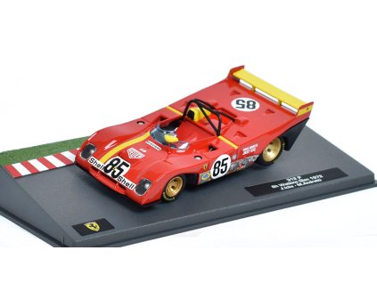 Ferrari 312 P #85 Watkins Glen 1972 1:43 - SpecialC časopis s modelem  Ferrari 312 P No.85 Watkins Glen 1972 1:43 - kovový model auta