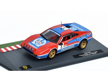 Ferrari 308 GTB #3 Rallye Monte-Carlo 1982 1:43 - DeAgostini časopis s modelem  Ferrari 308 - kovový model
