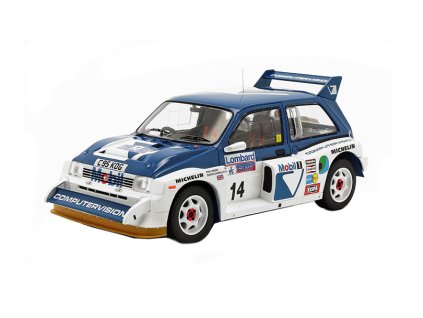 MG Metro 6R4 #14 RAC Rally 1986 D. Llewellin 1:18 - IXO Models  MG Metro 6R4 No.14 RAC Rally 1986 D.Llewellin - kovový model auta