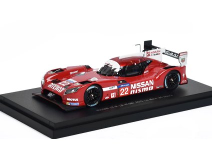 Nissan GT-R LM Nismo #22 2015 Le Mans 24h 1:43 - Ebbro  Nissan GTR LM Nismo No.22 2015 Le Mans 24 hours - kovový model auta