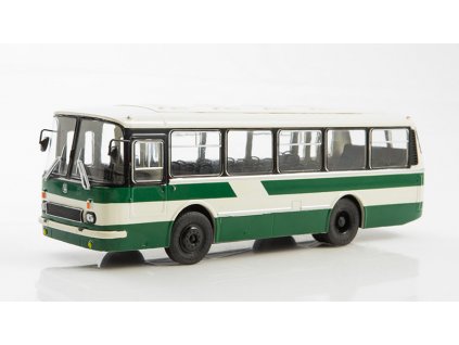 LAZ-695R 1:43 - MODIMIO - Naše autobusy časopis s modelem #33  LAZ 695 R - kovový model autobusu