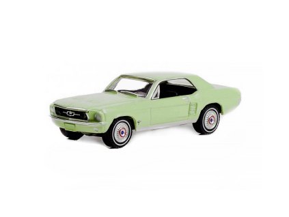 Ford Mustang Coupe 1967 1:64 - GreenLight  Ford Mustang Coupe 1967 - kovový model 1/64