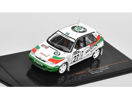 Škoda Felicia Kit Car #27 RAC Rally 1996 Blomqvist / Melander 1:43 - IXO Models  Škoda Felicia Kit Car No.27 RAC Rally 1996 Blomqvist / Melander - kovový model