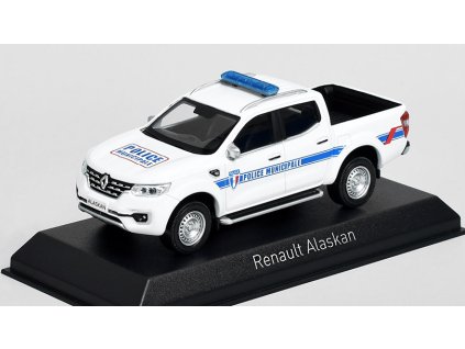 Renault Alaskan Pick-Up Policie 2018 1:43 - NOREV  Renault Alaskan PickUp Police Municipale 2018 - kovový model auta 1/43