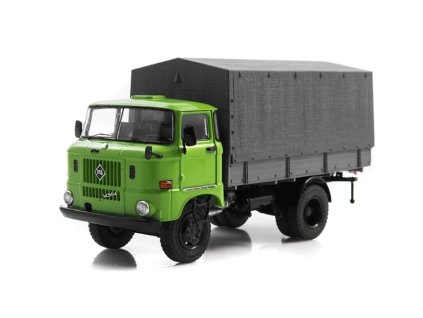 IFA W50L s plachtou 1:43 - SSM  IFA W 50 L s plachtou - kovový model auta