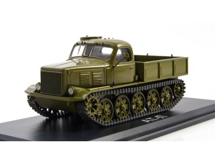 AT-L 1:43 - SSM  AT L Dělostřelecký tahač - kovový model tanku