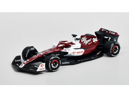 Alfa Romeo F1 C42 Orlen Racing #24 2022 1:43 - Bburago  Alfa Romeo F1 C 42 Orlen Racing N24 2022 G. Zhou - kovový model auta