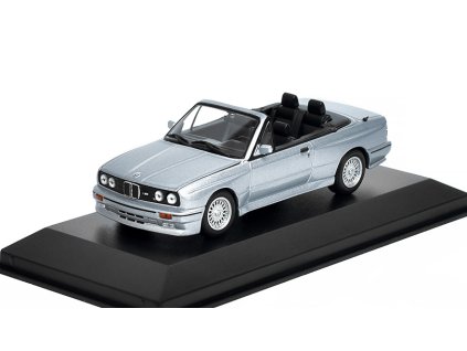 BMW M3 Cabriolet ( E30 ) 1988 1:43 - Minichamps  BMW M3 Cabrio E30 1988 - kovový model auta