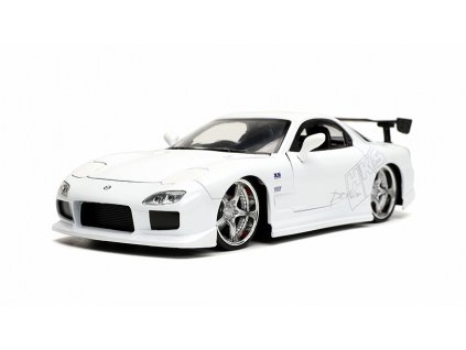 Mazda RX-7 1993 z filmu Fast and Furious 1:24 - Jada Toys  Mazda RX7 1993 Fast and Furious - kovový model auta