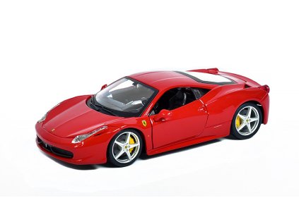 Ferrari 458 Italia 1:24 - Bburago  Ferrari 458 Italia - kovový model auta 1/24