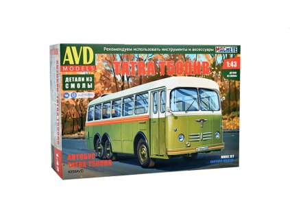 Tatra-T500HB autobus 1:43 - AVD  Tatra T 500 HB autobus - stavebnice KIT