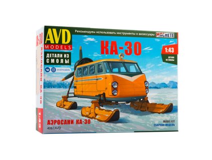 Aerosaně KA-30 - 1:43  AVD  Aerosani KA 30 - stavebnice KIT