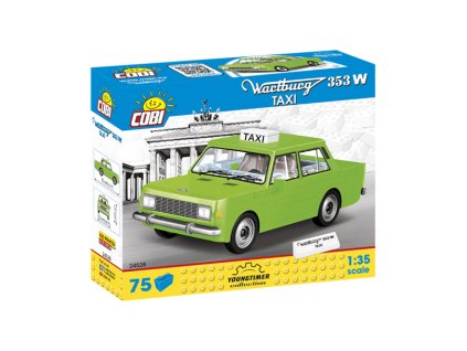 Wartburg 353W TAXI - stavebnice 1:35 - COBI  Wartburg 353 W TAXI - Model KIT