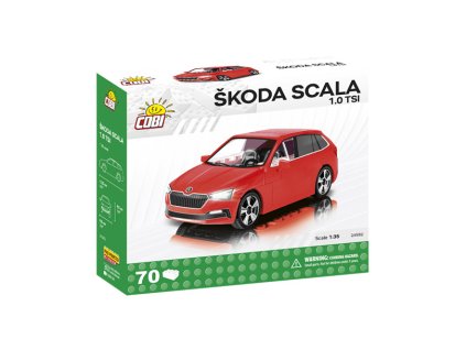 Škoda Scala 1.0 TSI - stavebnice 1:35 - COBI  Škoda Scala 1,0 TSI - Model KIT