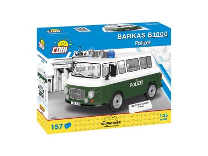 Barkas B1000 Policie - stavebnice 1:35 - COBI  Barkas B 1000 Polizei - Model KIT