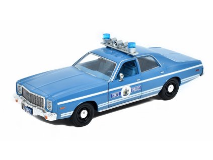 Plymouth Fury Main State Policie 1978 1:24 - GreenLight BAZAROVÉ ZBOŽÍ  Plymouth Fury Main State Police 1978 Hot Pursuit Series- kovový model aut 1/24