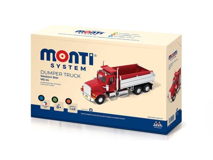 Western Star Sklápěč - stavebnice 1:48 - Monti System  Western Star Dumper Truck 1/48 - Model KIT