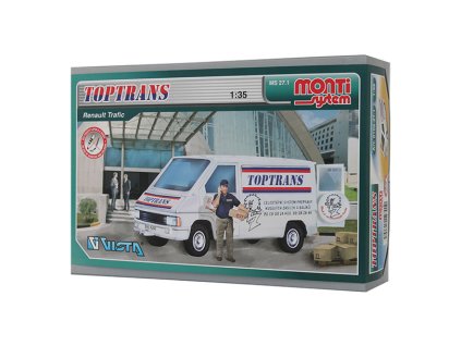 Renault Trafic Toptrans - stavebnice 1:35 - Monti System  Renault Trafic Toptrans 1/35 - Model KIT