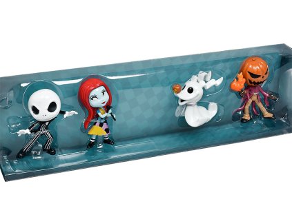 Sada figurek Disney 4 ks - Tim Burton's - Jada Toys  Sada figurek Walt Disney 4 ks - Tim Burton's Nightmare Before Christmas / Ukradené Vánoce - kovové figurky