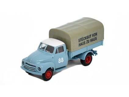 Opel Blitz PP 1:87 - Brekina  Opel Blitz PP 88 - kovový model auta