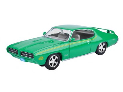 Pontiac GTO Judge 1969 zelená 1:24 - MOTORMAX  Pontiac GTO - kovový model