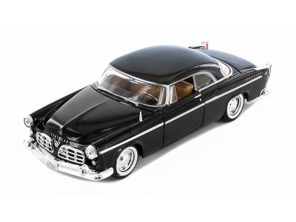 Chrysler C300 1955 černá 1:24 - MOTORMAX  Chrysler C300 - kovový model