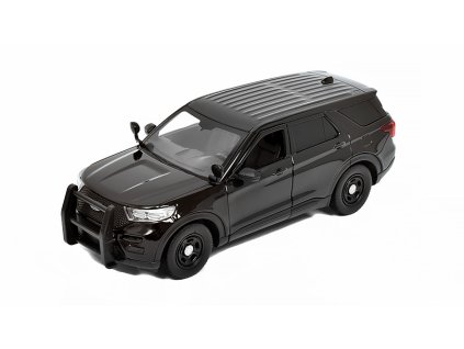 Ford Police Interceptor Utility černá 1:24 - MOTORMAX  Ford Police Interceptor Utility - kovový model auta