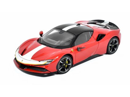Ferrari SF90 Stradale Asseto Fiorano 2019 1:18 - Bburago  Ferrari SF90 Stradale Hybrid Asseto Fiorano - kovový model auta