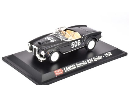 Lancia Aurelia B24 Spider #506 1956 1:43 Hachette časopis s modelem  Lancia Aurelia B 24 Spider No.506 1956 - časopis s modelem