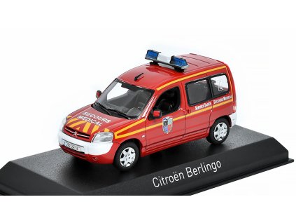 Citroen Berlingo 2004 Pompiers Secours Medical 1:43 - NOREV  Citroen Berlingo 2004 Hasiči - kovový model auta