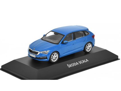 Škoda Scala 2019 1:43 Kaleidoskop slavných vozů časopis s modelem #57  Škoda Scala 2019 - DeAgostini - kovový model auta