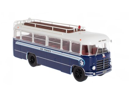 Berliet PLB 6 Air France 1953 1:43 - Hachette časopis s modelem  Berliet PLB6 AirFrance 1953 - kovový model autobusu