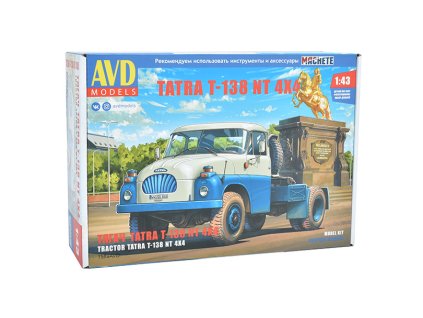 Tatra T-138 NT 4x4 - 1:43 AVD  Tatra T138 NT 4x4 Tahač - stavebnice KIT