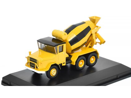 AEC 690 s míchačkou betonu 1:76 - Oxford  AEC 690 betoniera cement mixer - sběratelský model auta