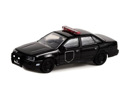 Ford Taurus 1988 Black Bandit Police 1:64 - GreenLight  Ford Taurus 1988 Policie - kovový model 1/64