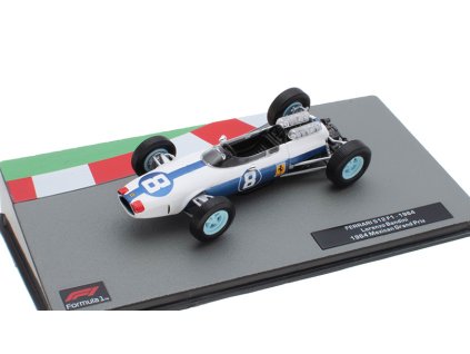 Ferrari 512 F1 1964 L.Bandini Mexican GP 1:43 - Formula 1 Cars časopis s modelem  Ferrari 512 F1 1964 Lorenzo Bandini Mexican Grand Prix - kovový model auta
