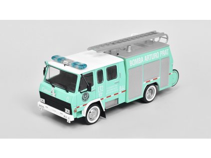 Berliet 770 KB6 Bomba Aturo Prat 1974 - Hasiči - 1:43 Edicola časopis s modelem  Berliet 770 KB6 Bomba Aturo Prat 1974 - kovový model auta