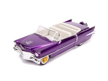 Cadillac Eldorado 1956 s figurkou Elvise Presleyho 1:24 - Jada Toys  Cadillac Coupe Deville 1959 a Elvis Presley 1/24