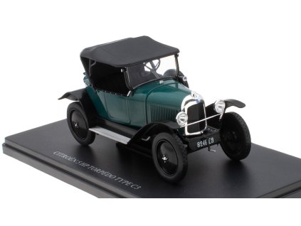 Citroen 5 HP Torpedo Type C3 1:24 - Hachette časopis s modelem  Citroen Type C3 5HP Torpedo - kovový model auta