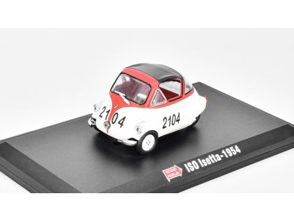 ISO Isetta  #2104 1954 1:43 Hachette časopis s modelem  BMW Isetta  Rally No.2104 1954 - časopis s modelem
