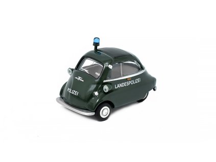 BMW Isetta Landespolizei 1:64 - Schuco  BMW Isetta Polizei - kovový model auta