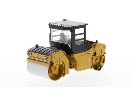 Caterpillar CB-13 Tandem Vibrační Válec s kabinou 1:64 - Diecast Masters  Cat CB13 Tandem Vibratory Roller with cab  - 1/64