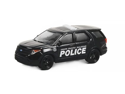 Ford 2015 Police Interceptor Utility 1:64 - GreenLight  Ford Policie Union Pacific Railroad - kovový model 1/64
