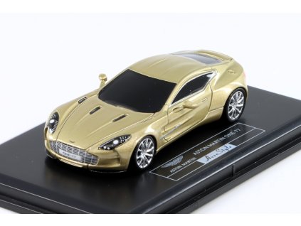Aston Martin One 77 2016 zlatá 1:87 - Frontiart  Aston Martin - kovový model