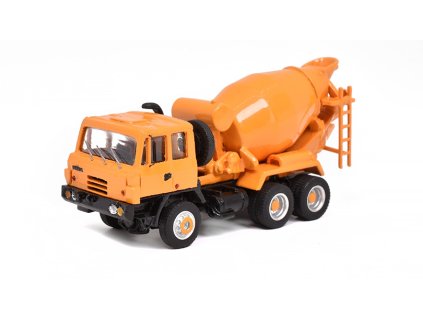 Tatra 815 s míchačkou betonu 1:87 - Ručně vyrobený model  Tatra-815 betoniera cement mixer - sběratelský model auta