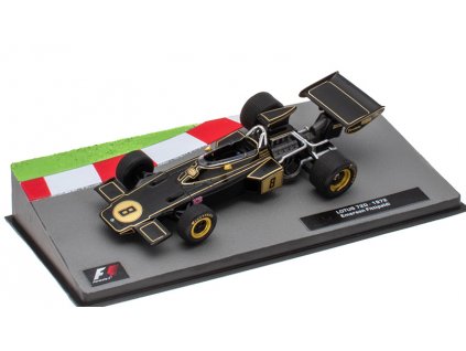 Lotus 72D 1972 Emerson Fittipaldi 1:43 - Formula 1 Cars časopis s modelem  Lotus 72 D 1972 Emerson Fittipaldi - kovový model auta