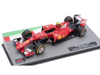 FERRARI SF15-T #7 2015 Kimi Raikkonen 1:43 - Racing Cars časopis s modelem  Ferrari SF-15 - kovový model