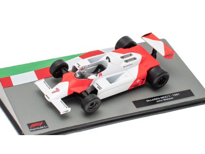 McLaren MP 4/1 #7 1981 John Watson 1:43 - Formula 1 Cars časopis s modelem  McLaren MP41 - kovový model
