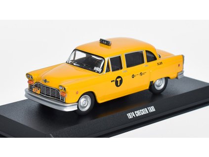 Checker Taxi 1974 - John Wick Chapter 3 - 1:43 GreenLight BAZAROVÉ ZBOŽÍ  Checker Taxi 1974  - kovový model taxi