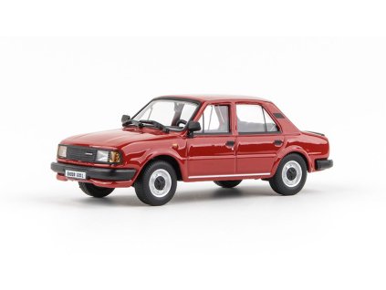 Škoda 120L 1984 Červeň Zemitá 1:43 - Abrex  Škoda 120 L 1984 1:43 - kovový model auta